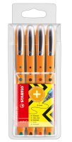 STABILO worker+ fine 4er Etui