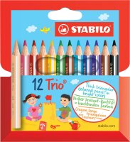 STABILO Trio dick und kurz 12er Etui