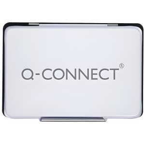 Q-Connect Stempelkissen 9 x 5,5cm schwarz