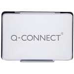 Q-Connect Stempelkissen 9 x 5,5cm schwarz