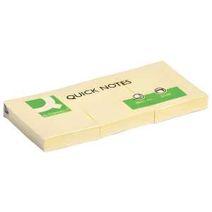 Q-Connect Haftnotizen - 38 x 51 mm, gelb