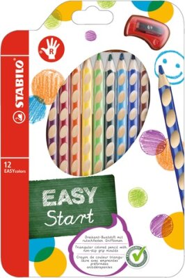 STABILO EASYcolors R 12er Etui mit Spitzer