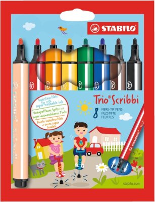 STABILO Trio Scribbi 8er Etui