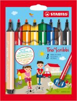 STABILO Trio Scribbi 8er Etui