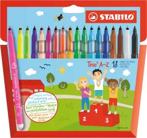 STABILO Trio A-Z 18er Etui 4006381355650