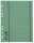 Trennblatt A4 mit Perforation, aus 250 g/m² Manilakarton (RC), grün