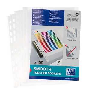 Prospekthüllen "Economy" A5, PP 0,06 mm, glasklar, 100 Stück im Beutel