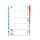 Oxford REGISTER 230g/qm Karton, A4, 5-teilig blanko, farbig