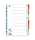 Oxford REGISTER 230g/qm Karton, A4, 10-teilig blanko, farbig