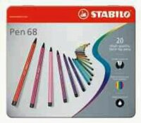 STABILO Pen 68 20er Metalletui „ARTY"