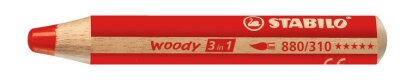 STABILO woody 3 in 1 rot