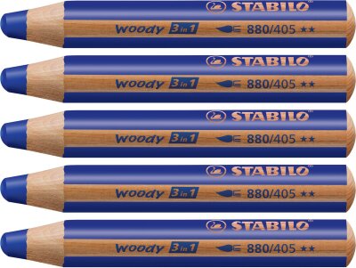 STABILO woody 3 in 1 ultramarinblau