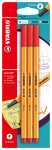 STABILO point 88 3er Blister rot 4006381339964