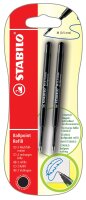 STABILO Ballpoint Refill 2er Blister schwarz