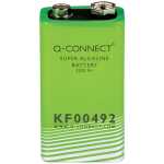 Q-Connect Super Alkaline Batterien - E-Block, 9,0 V