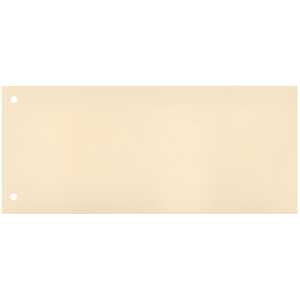 Q-Connect Trennstreifen - 190 g/qm Karton, chamois, 100 Stück