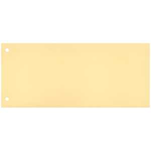 Q-Connect Trennstreifen - 190 g/qm Karton, gelb, 100 Stück