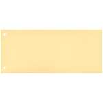 Q-Connect Trennstreifen - 190 g/qm Karton, gelb, 100 Stück