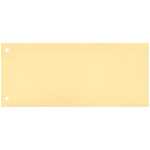 Q-Connect Trennstreifen - 190 g/qm Karton, gelb, 100 Stück