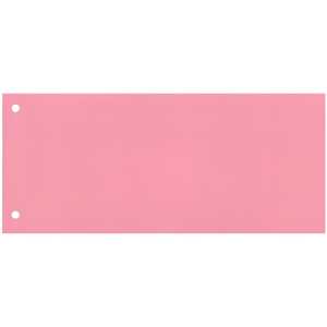 Q-Connect Trennstreifen - 190 g/qm Karton, rot, 100 Stück