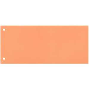 Q-Connect Trennstreifen - 190 g/qm Karton, orange, 100 Stück
