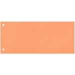 Q-Connect Trennstreifen - 190 g/qm Karton, orange, 100 Stück