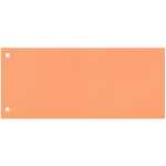 Q-Connect Trennstreifen - 190 g/qm Karton, orange, 100 Stück