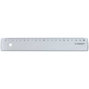 Q-Connect Lineale Standard im Etui, 20 cm