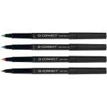 Q-Connect Faserschreiber - permanent, ca. 0,7 mm (F), 4er Pack
