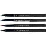 Q-Connect Faserschreiber - permanent, ca. 0,7 mm (F), 4er Pack