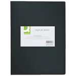 Q-Connect Sichtbuch - 10 Hüllen, Einband PP, 450 mym, schwarz