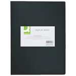 Q-Connect Sichtbuch - 10 Hüllen, Einband PP, 450 mym, schwarz