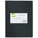 Q-Connect Sichtbuch - 40 Hüllen, Einband PP, 450 mym, schwarz