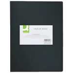 Q-Connect Sichtbuch - 40 Hüllen, Einband PP, 450 mym, schwarz