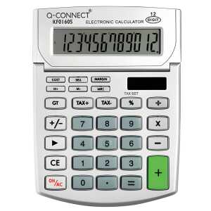 Q-Connect Tischrechner - Solar, 12-stellig 5705831016057