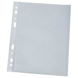 Q-Connect Prospekthüllen Standard - genarbt, 0,05 mm, A4, 10 Stück