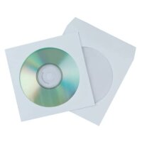 Q-Connect CD-Papierhüllen - weiß