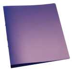 Ringbuch transparent - A4, 2-Ring, Ring-Ø 25 mm, violett-transparent