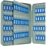 Q-Connect Schlüsselschrank Pearl grey - 140 Haken,...