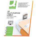 Inkjet+Laser+Kopier-Etiketten - 105,0x57,0 mm, weiß, 1000 Stück/100