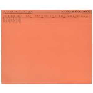 QConnect Kanzleihefter B Rechtsheftung/Linksheftung 1 Abheftvor. Orang