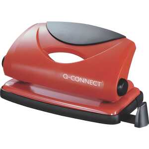 Q-Connect Locher - 10 Blatt, rot