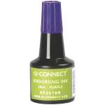 Q-Connect Stempelfarbe - ohne Öl, 28 ml, violett