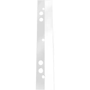 Q-Connect Abheftstreifen Universallochung - A5, 12,5 cm lang, 10 Stück