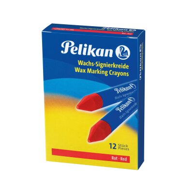 Pelikan Wachs-Signierkreide 772/12 rot i.Sc