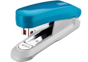 Novus Heftgerät E 15 fresh, bis 15 Blatt fresh petrol/grau,