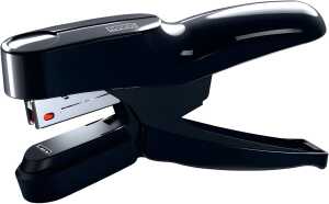 Novus Heftzange B 36FC, bis 20 Blatt schwarz, geschlossene Flachheftung