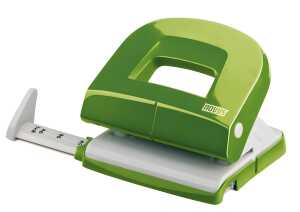 Novus Bürolocher E 216 fresh,bis 16 Blatt fresh grün/grau,
