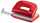 Novus Locher E 210, bis 10 Blatt rot/grau, im Blister