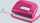 Novus Locher E 210 fresh, bis 10 Blatt fresh pink/grau,